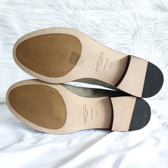 Jimmy Choo Suede Mid Calf Cowboy Boots - Picture 12 of 16